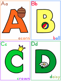 Printable Flash Cards for Preschool, Kindergarten and Early Elementary