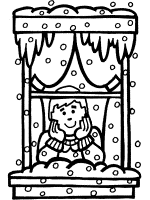 Snow Theme Coloring Pages and Printable Activities