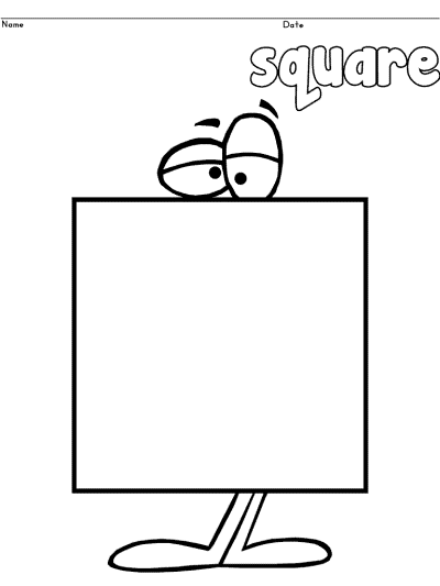 Shapes Coloring Pages and Patterns