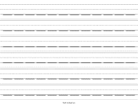 printable writing paper for handwriting for preschool to early elementary